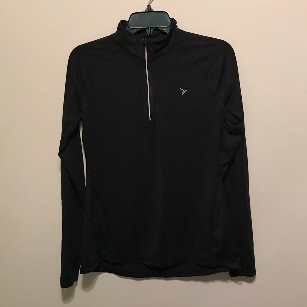 Old Navy Black 1/4 Zip Long Sleeve